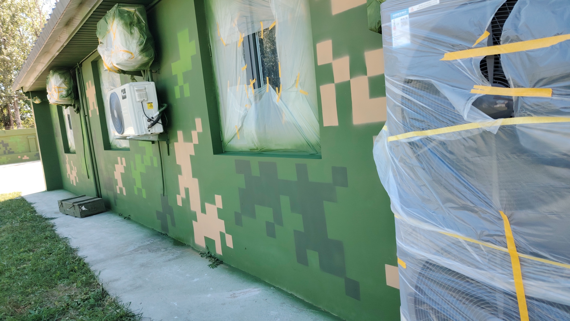 嘉定外墙迷彩漆施工多少钱 伪装迷彩漆  